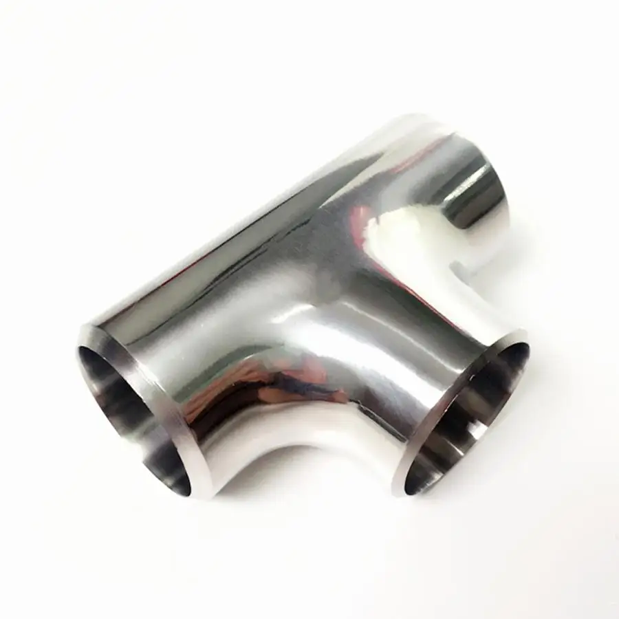 

32mm 1.25" Pipe OD Butt Thicken 3mm Tee 3 Way Splitter SUS 304 Stainless Steel Sanitary Fitting Spliter Homebrew Beer Wine