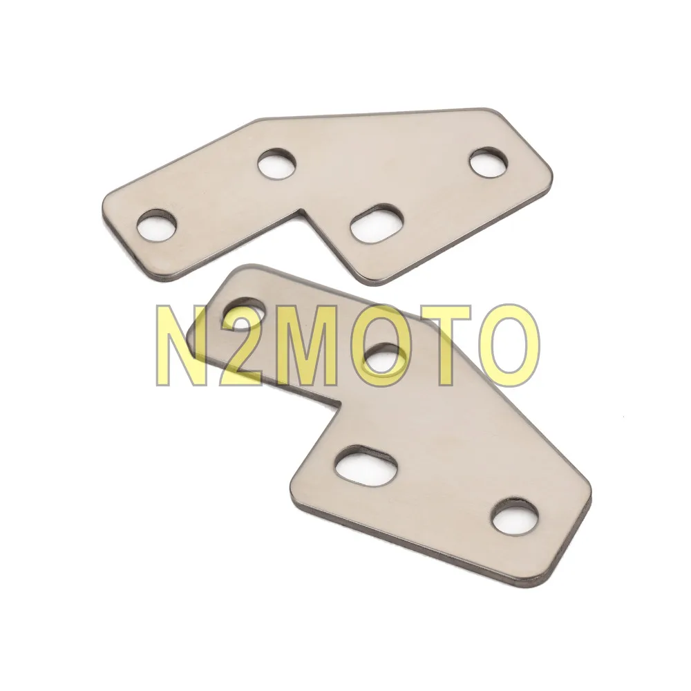 Motorcycle Sliver Rear Fender Grab Bar Eliminator Brackets for Harley