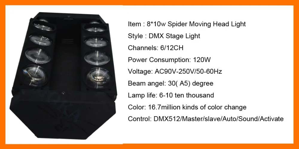 spider moving head light