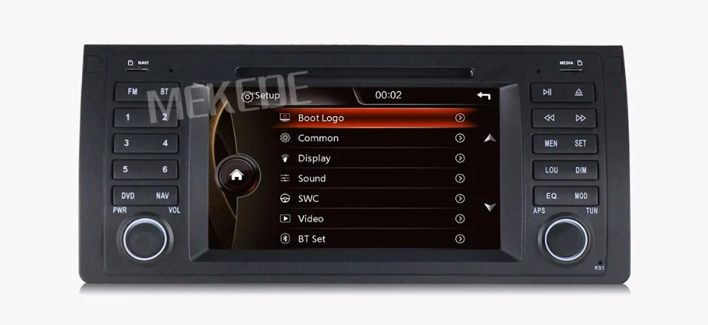 Excellent Free shipping! Original UI Car dvd multimedia player radio For BMW E39 X5 E53 M5 With GPS Navi RDS USB SD FM BT Canbus E39 X5 M5 13