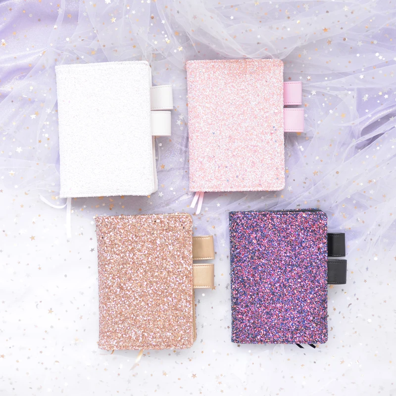 Lovedoki Sequins Series Cute Notebook Daily Weekly Planner Personal Diary Book notebooks and journals School Stationery Store