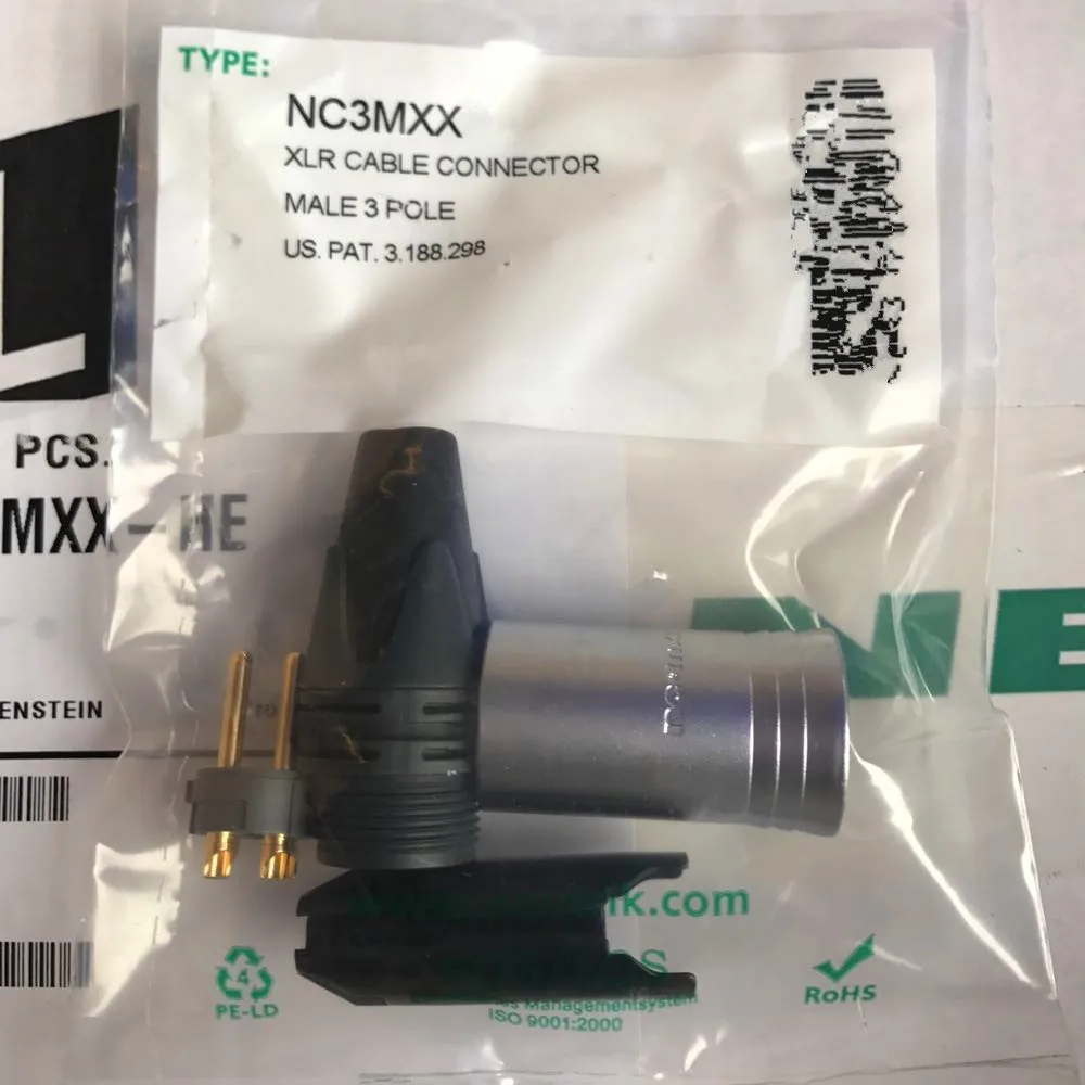 Высокое качество 80 шт./лот позолоченный 3Pin XLR разъем с 40 шт. NC3MXX и 40 шт. NC3FXX