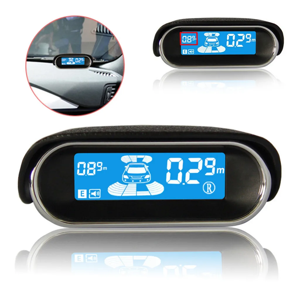 Universal LED Wire Rearview Parking Sensor Assistance Buzzer Kit NY3030 Car LED Parking Reverse Radar with 8 Sensors / Set