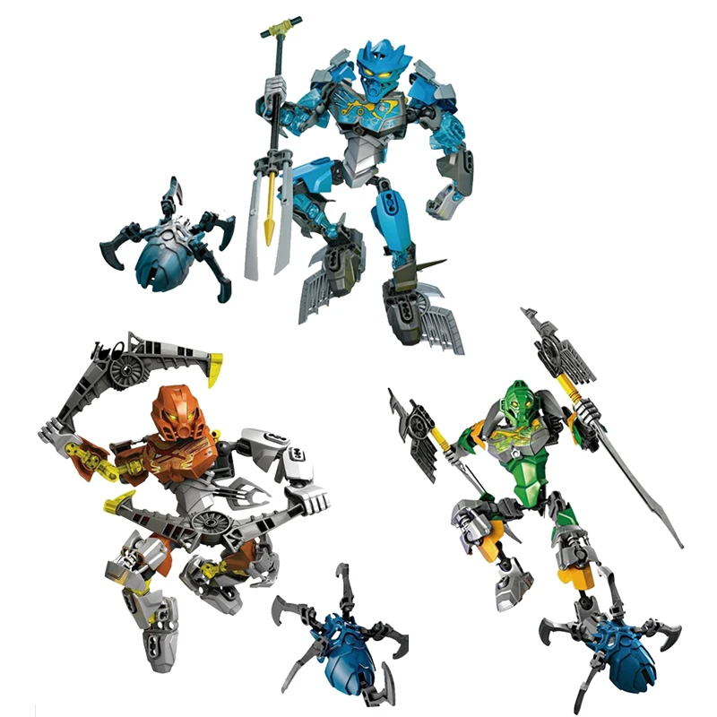 Bionicle маска света Lewa/Pohatu/Gali мастер джунглей/камень/вода Bionicle Строительные блоки совместимы с блоками 70786-70784