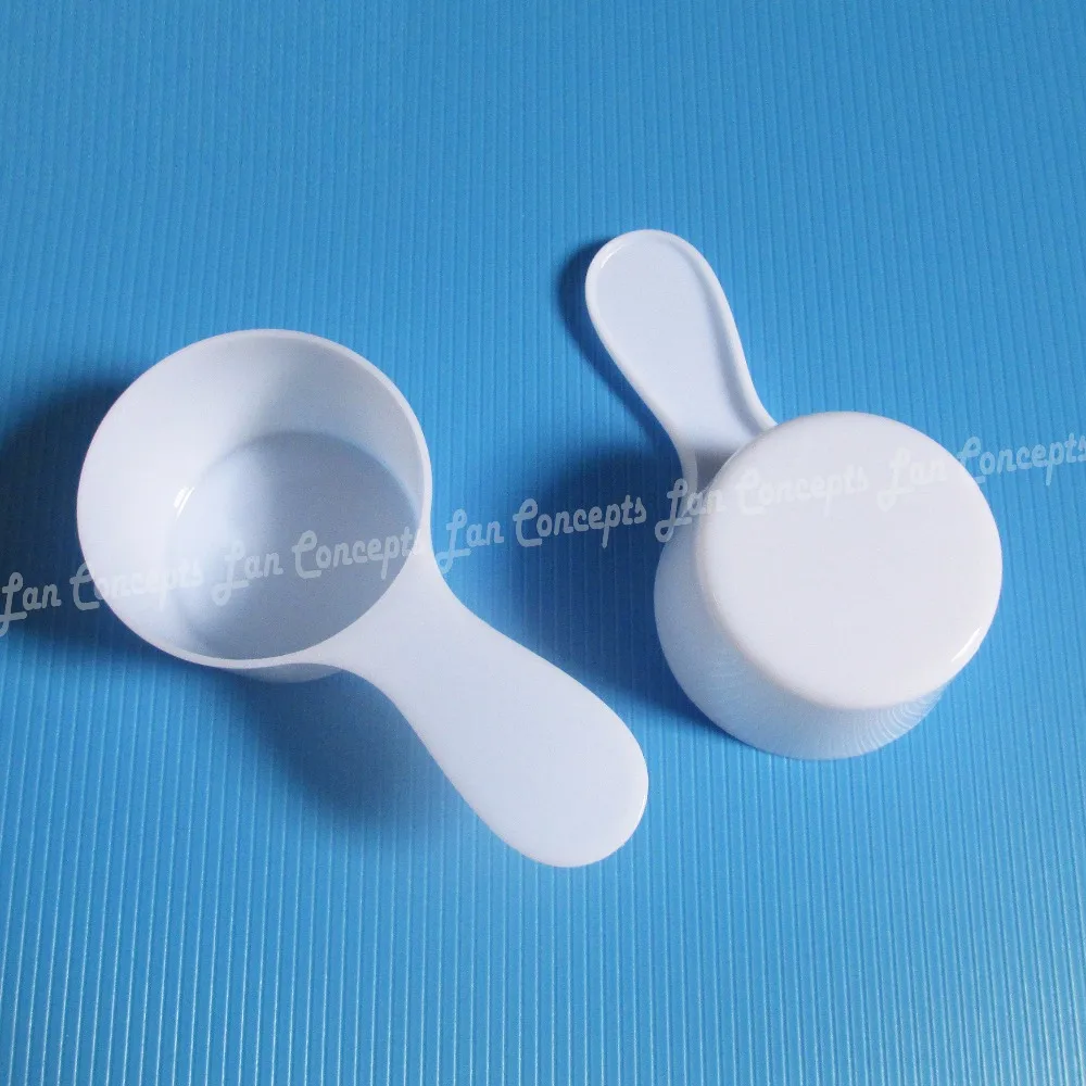 25g 50ml plastic measuring scoop measure spoon white 4