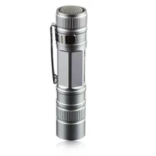Mini LED stainless flashlights Waterproof Lanterna mini aluminum keychain led flashlight small xm-l t6 torch laser