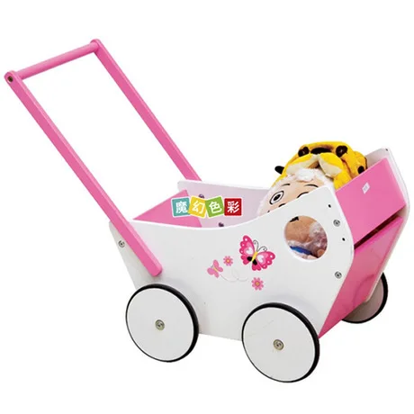 Деревянные ходунки для малышей детские ходунки до 2 лет ребенок шаг младенческой машины ходунки детский беспедальник игрушечная коляска