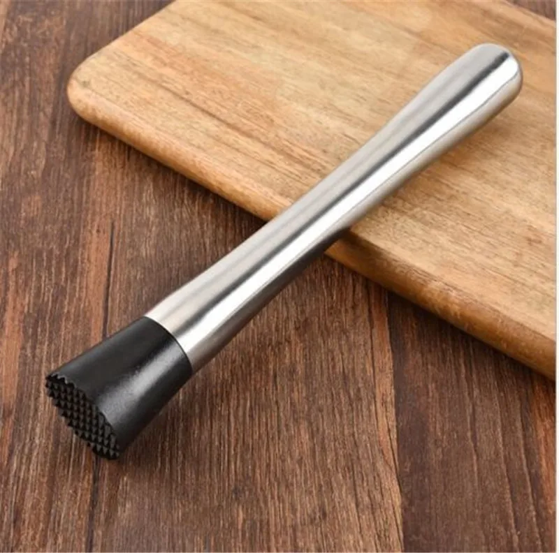 Новый мята Muddler нержавеющая сталь Swizzle stick коктейль бар сломанный эскимо T1 AU