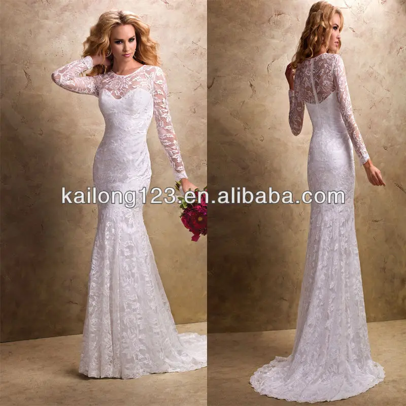 Sweetheart Long Sleeve Wedding Dresses