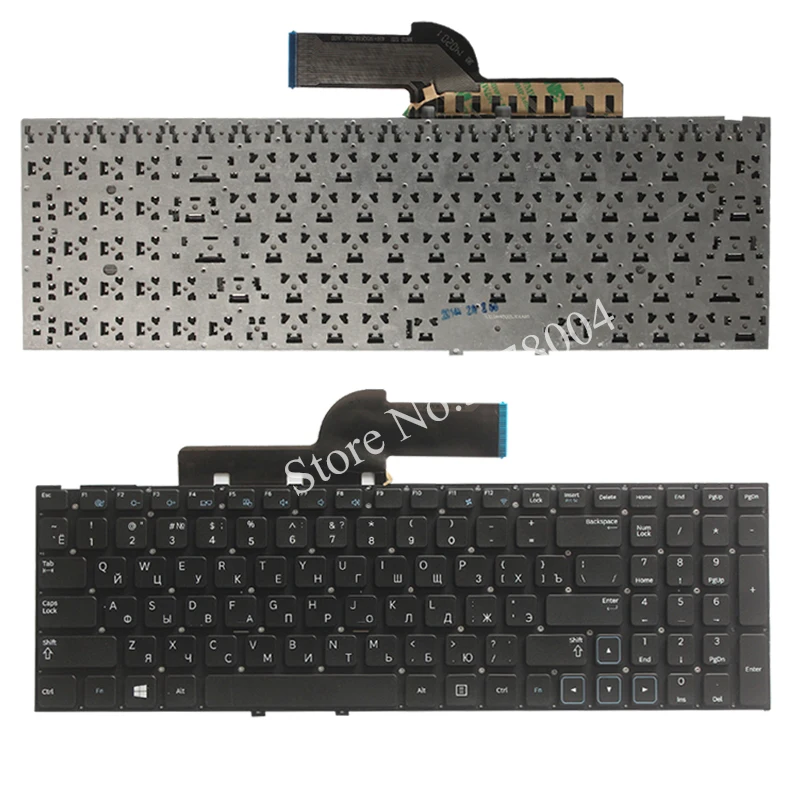 Новая русская клавиатура для ноутбука Samsung NP300E5C NP3530EA 300E5C NP300E5X без рамки |