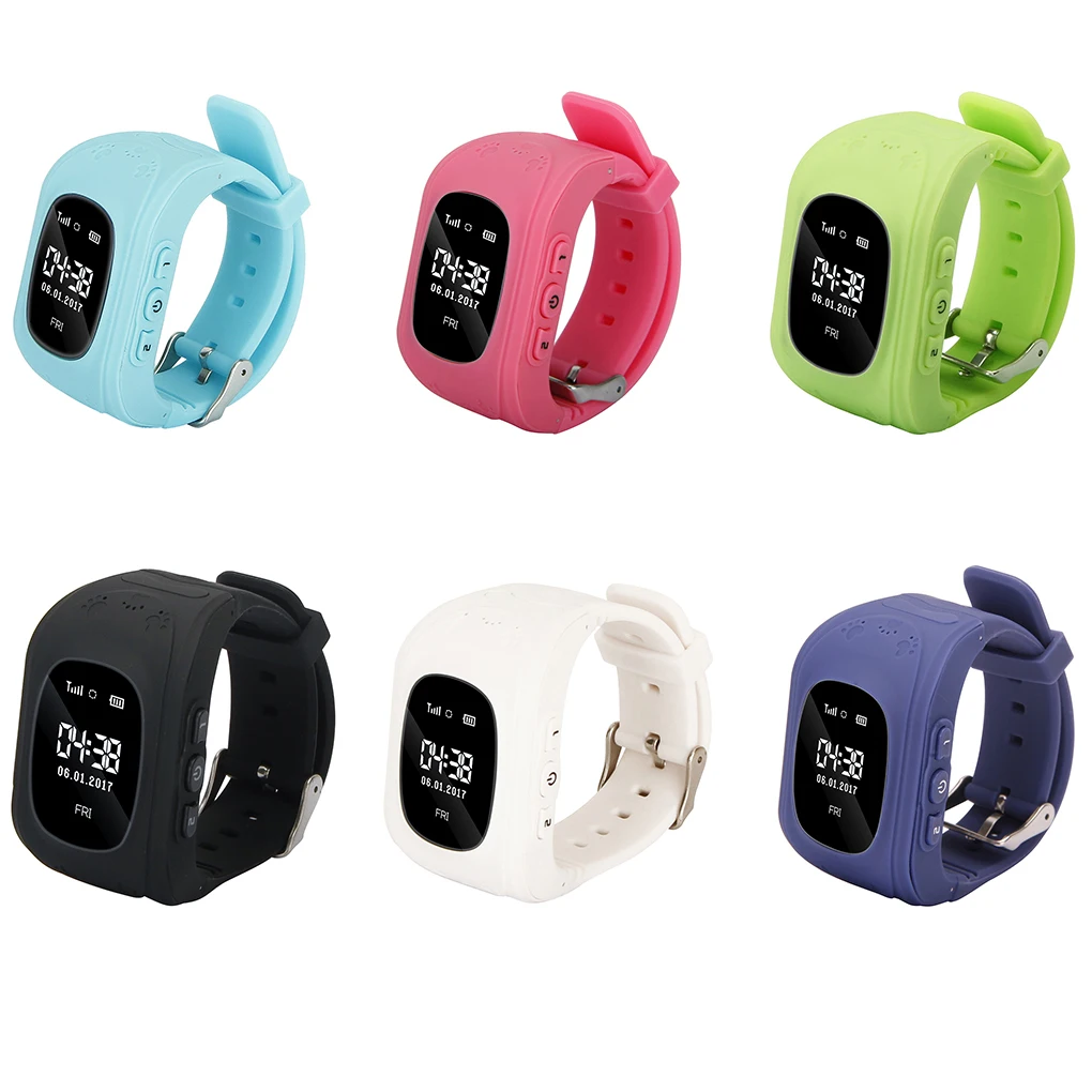 

Kids Gift Q50 Children Smartwatch Kids Wrist Watch Anti-lost GPS Tracker Call Location Finder Remote Pedometer Parent Control