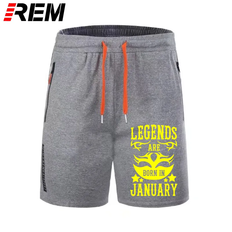 REM, Модный летний стиль, жизнь начинается у мужчин, рожденных в января года легенд, подарок на день рождения, хип-хоп трусики, Короткие штаны