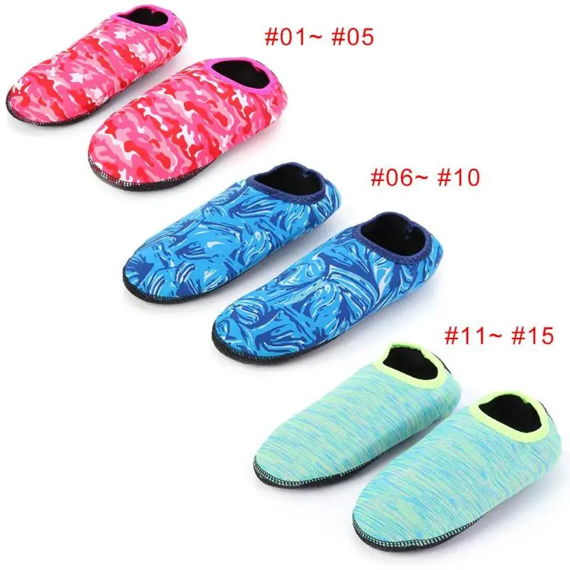Swimming Water Aqua Shoes Men Women Water Beach Seaside Shoes Unisex Summer Aqua Flat Soft Non-slip Sneakers Socks