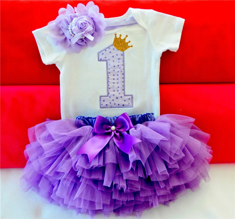Комплект для маленьких девочек первый день рождения вечерние христианское распятье платье 2 шт. одежда повязка на голову цветочный infantil