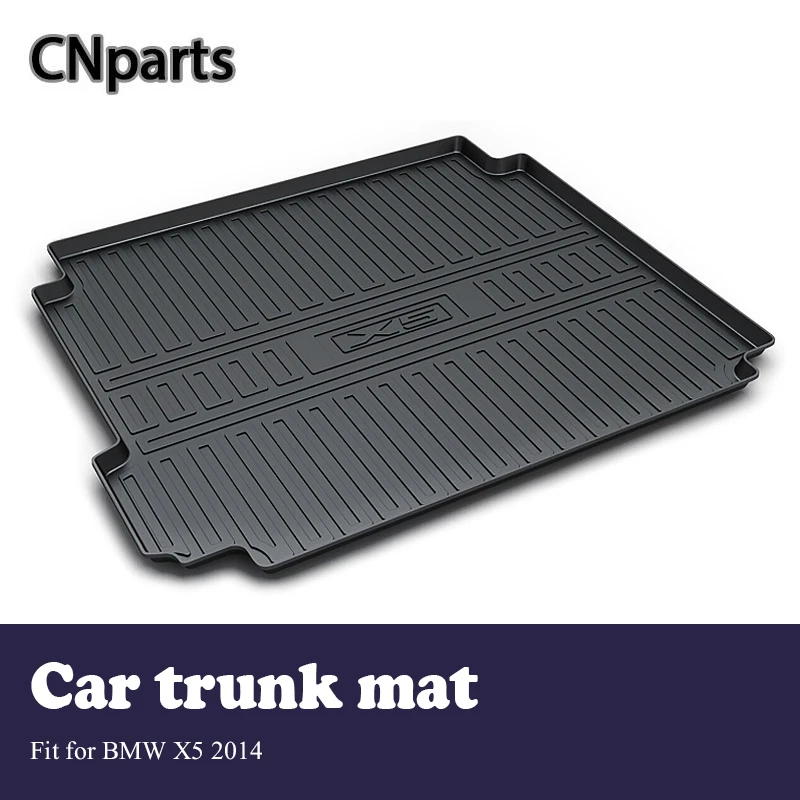 

CNparts 1Set Car Cargo rear trunk mat For BMW X5 F15 2014 Car-styling Boot Liner Tray Anti Slip Mat Waterproof cover Accessories