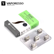 5pcs/lot Original Vaporesso EUC Ceramic and Traditional Clapton Coil Atomizer Head for Veco Tank Tarot Nano Kit