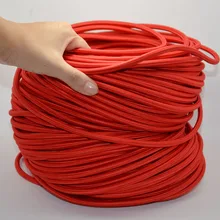 2*0.75mm2 текстиль Электрический Провода красный плетеный люстра подвесной светильник Провода s круглый Ткань Электрический кабель Винтаж лампы шнур 10 м