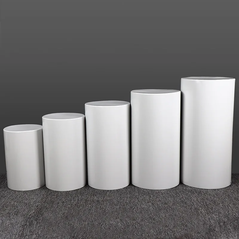 5pcs/set size is 90cm, 80cm, 70cm, 60cm 55cm Cylindrical cake table