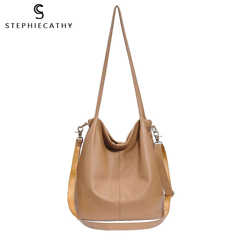 0 : Buy SC Real Italian Genuine Leather Women Hobo Bags Designer Crossbody Bag Soft ...