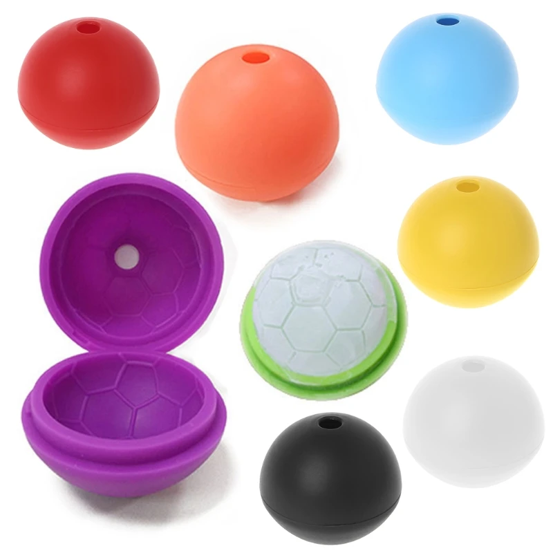 

Ice Balls Maker Round Sphere Tray Mold Cube Whiskey Ball Cocktails Silicone Tool #0622