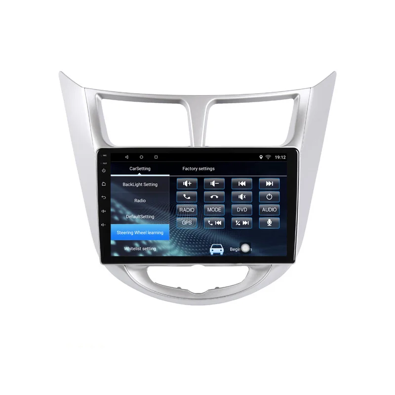 10 &quot2 + 32G 2.5D IPS Android 8 1 автомобильный DVD мультимедийный плеер GPS для Hyundai Solaris accent Verna