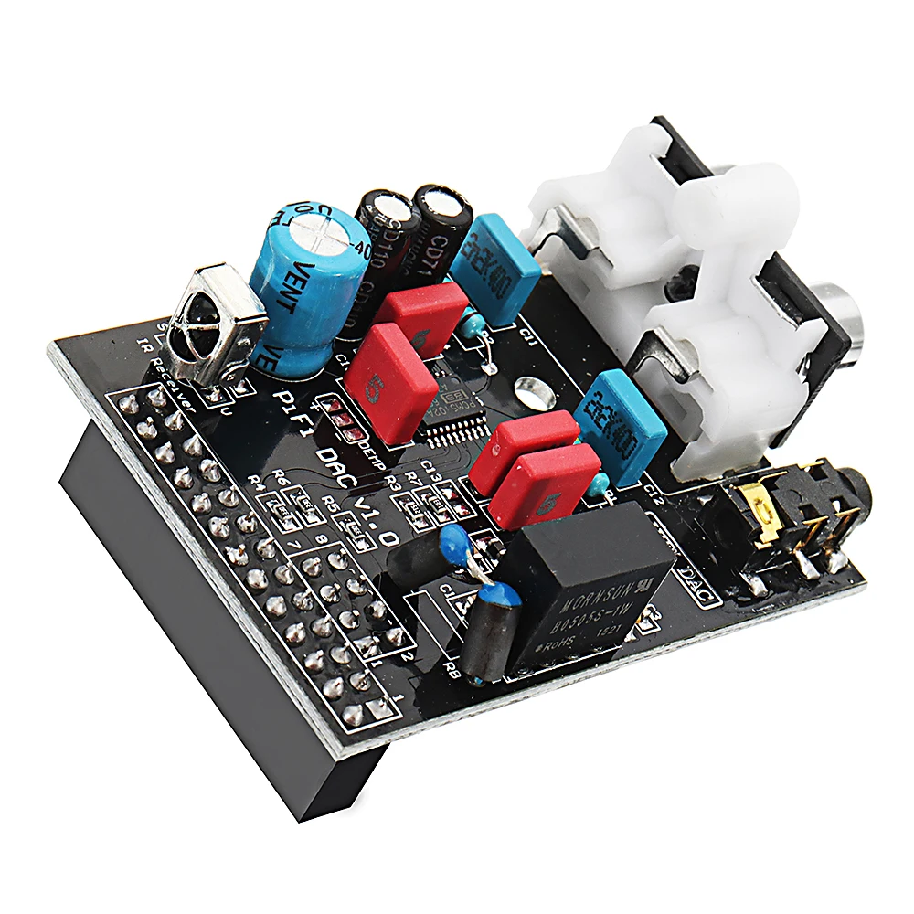LEORY для Raspberry Pi Модель B Digi Hi Fi DAC модуль звуковой карты I2S Плата расширения