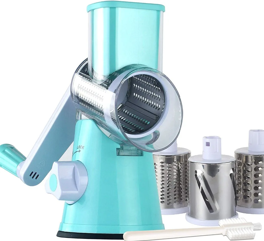 

Manual Vegetable Cutter Slicer Kitchen Accessories Multifunctional Round Mandoline Slicer Potato Cheese Kitchen Gadgets