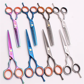 

5.5" 16cm Purple Dragon Brand Scissors for a Hairstyle Cutting Shears Thinning Scissors Professional Hairdressing Supplies Z1004