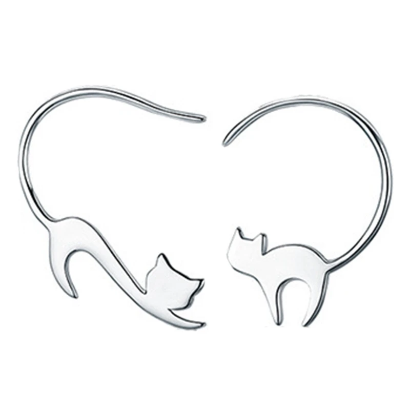 

Naughty Kitten Personality Earrings Ladies Cute Animal Earrings