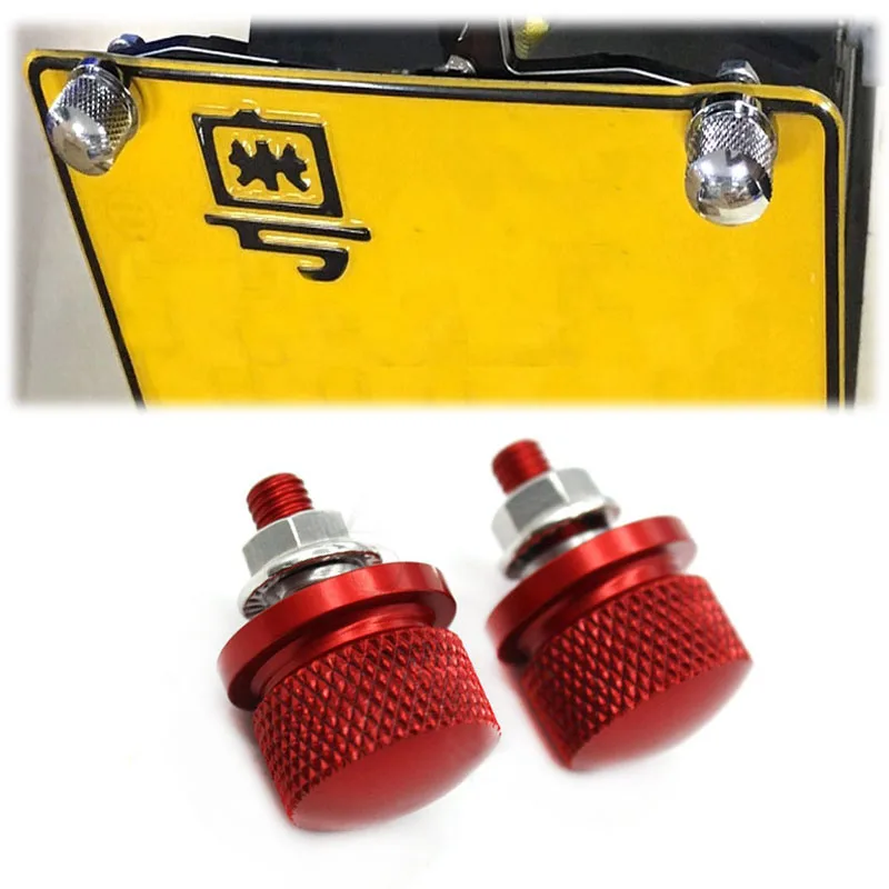 Motorcycle M6 Universal License Plate Bolts Screw Fender Eliminator For