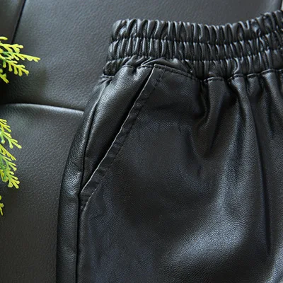 Шорты Lederhosen из искусственной кожи для девочек весна осень универсальные модные
