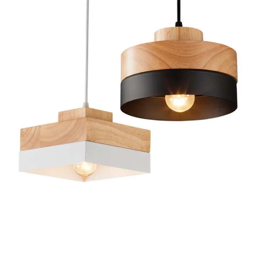 L35-Modern Simple Solid Wood Parlor Balcony Study LED Pendant Light Nordic Personalized Restaurant Bar Coffee Pendant Lamp L35-Modern Simple Solid Wood Parlor Balcony Study LED Pendant Light Nordic Personalized Restaurant Bar Coffee Pendant Lamp