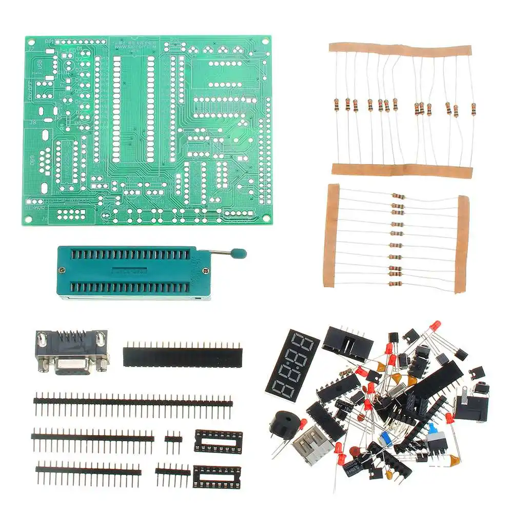 

C51 MCU Development Board DIY Learning System Board Experimenter Kit Module