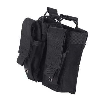 

Tactical Hunting MOLLE Triple Open-Top Magazine Pouch Military Paintball Equipment
