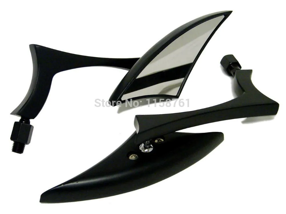 

FREE SHIPPING Black Mini Custom Side Mirrors For Harley Sportster Dyna Glide Softail Touring