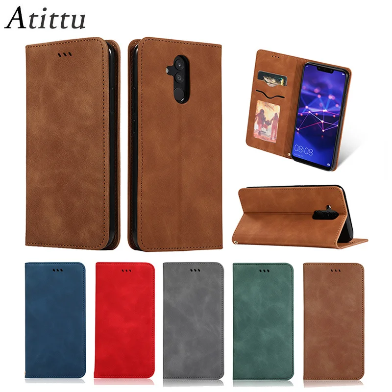 

Phone Case for Huawei Mate 20 Lite Case Cover Luxury PU Leather Magnetic Filp Cases for Huawei Mate20 20Lite SNE-LX1 Back Cover