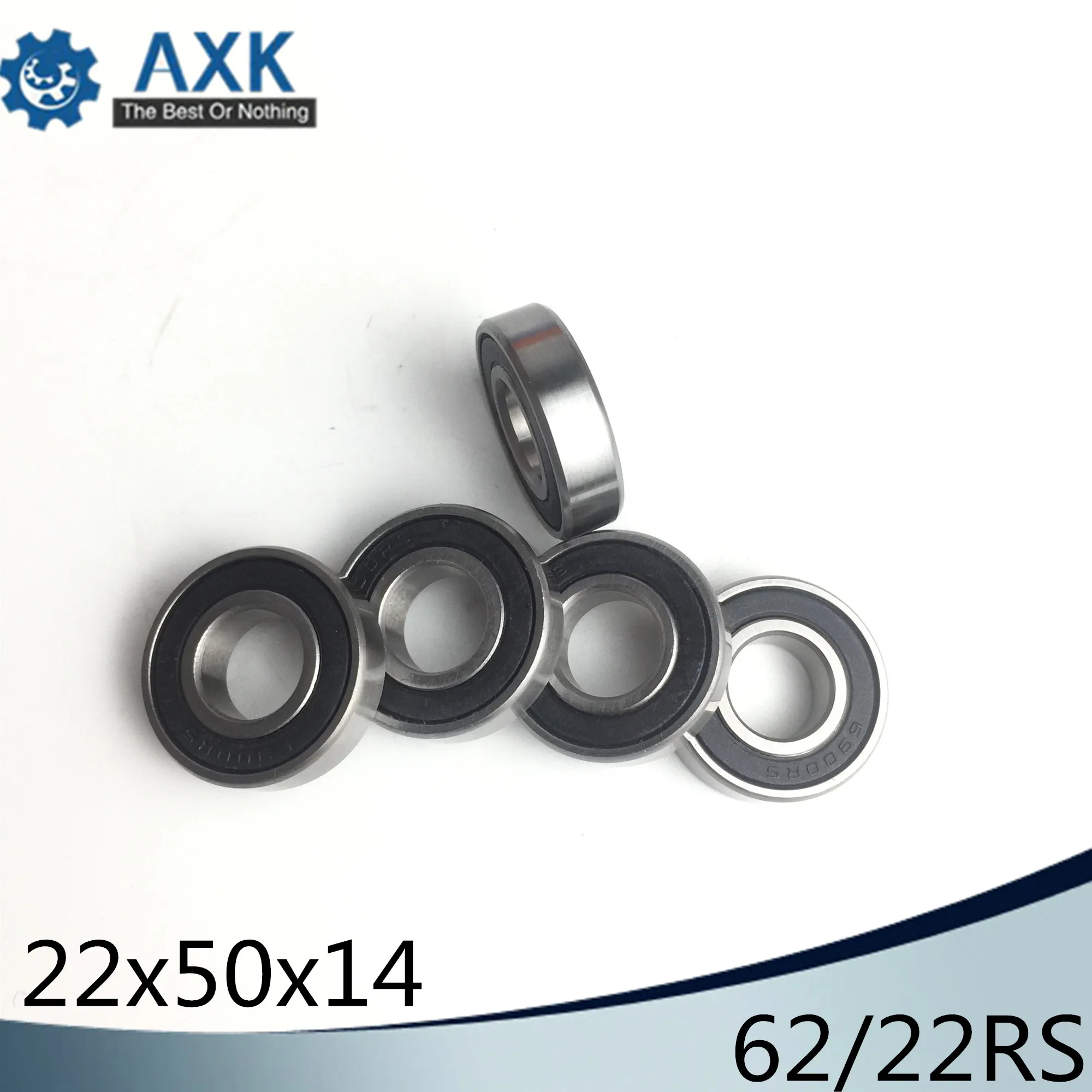 

62/22 Hybrid Ceramic Bearing 22*50*14 mm ( 1PC ) Race Bike Front Rear Wheel 62 22 2RS LUU Hybrids Si3N4 Ball Bearings 62/22RS