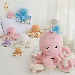 Супер прекрасная имитация осьминога кулон плюшевая мягкая игрушка морские игрушки для животных домашний декор Детская комната кулон