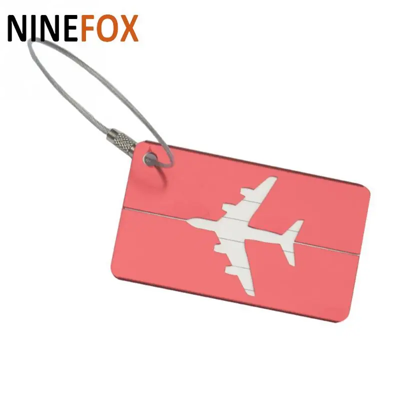 

Brand New and High Quality Metal Funky Travel Luggage Label Straps Suitcase Name ID Address Tags Luggage Tags