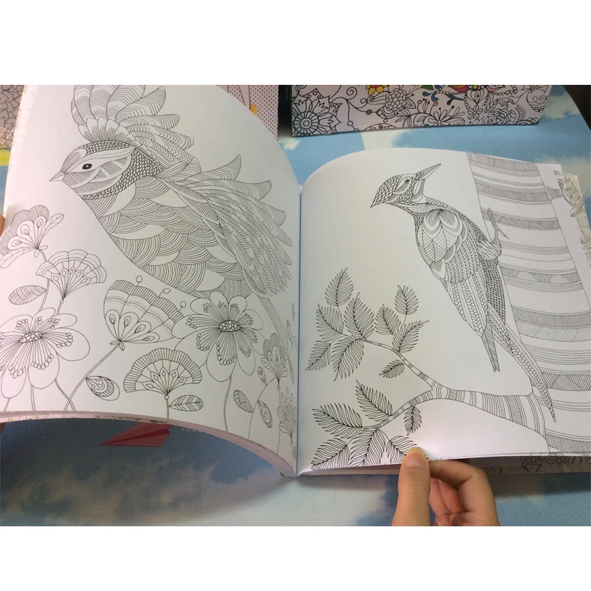 96 Page English Edition Animal Kingdom Coloring Book For Children Adults Relieve Stress Drawing Secret Garden Colouring Book 96 Page English Edition Animal Kingdom Coloring Book For Children Adults Relieve Stress Drawing Secret Garden Colouring Book
