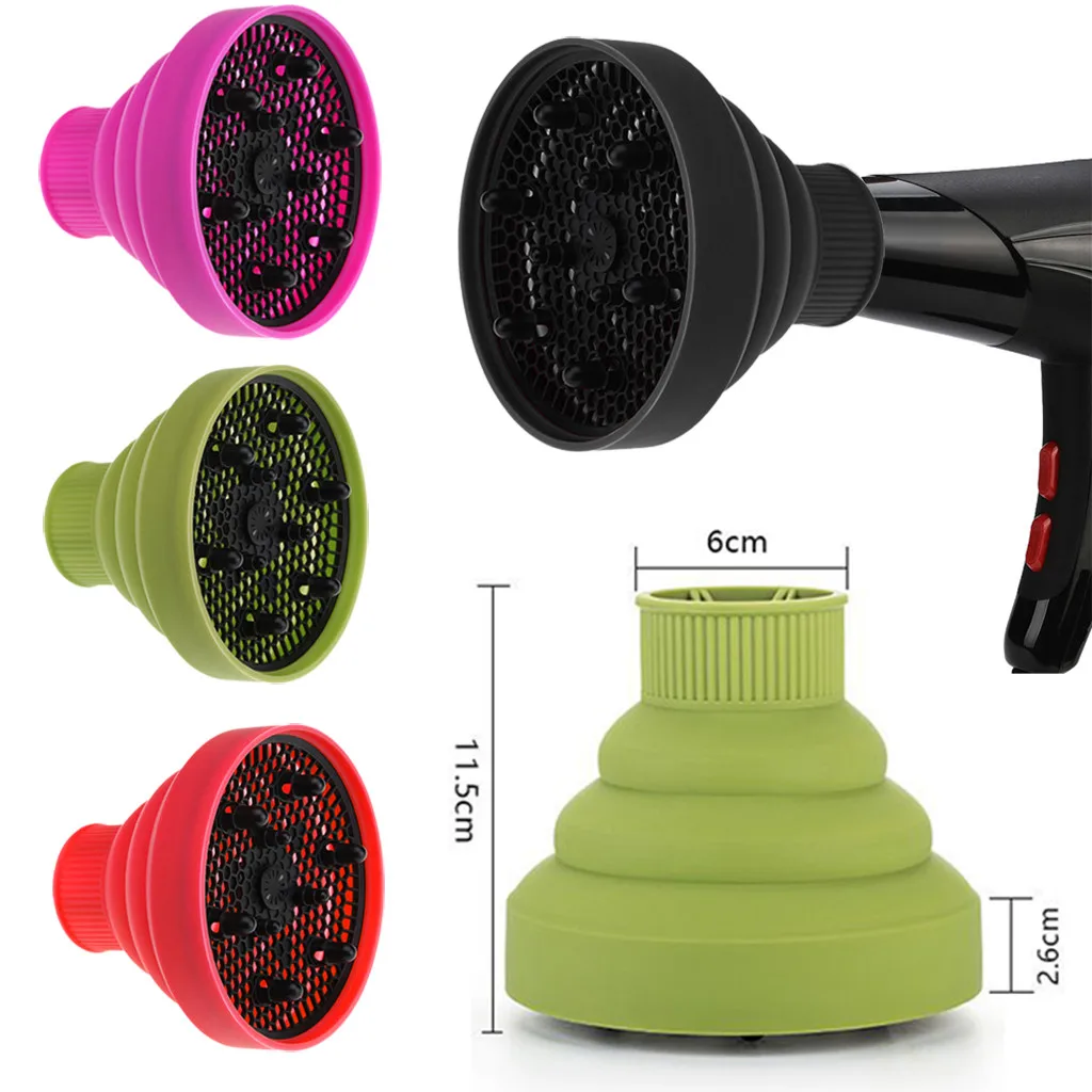 

100% Brand New Fashion Hairdryer Diffuser Cover Foldable Hair Dryer Hood Blower Hairdressing Salon Curly Styling Hair Care F5.22