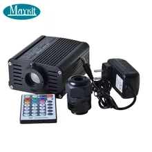 Maykit музыкальное управление RGBW 16 Вт светодиодный волоконно-оптический светильник двигатель для украшения внутреннего освещения