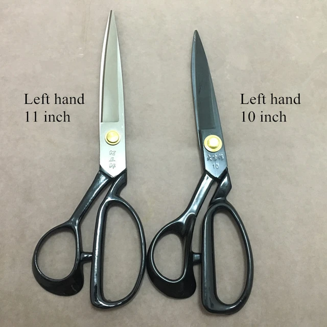 Left-handed fabric scissors 10 25 cm - hand-forged version