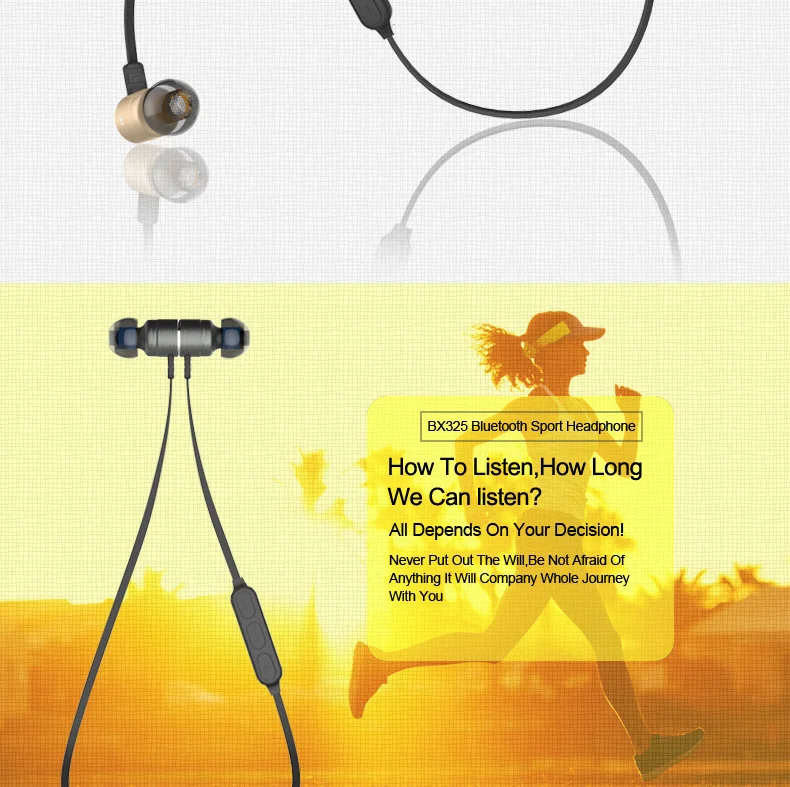 PLEXTONE Bluetooth Sport Headphone CSR 8635 Bluetooth 4.0 Bluetooth Earphone Microphone Call Wireless Connect Two Phones (10)