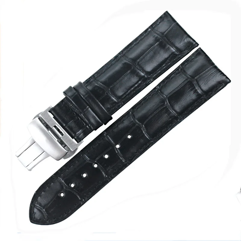 Ремешок ISUNZUN для мужских часов Tissot T086407A T086 из натуральной кожи кожаный ремешок Nato