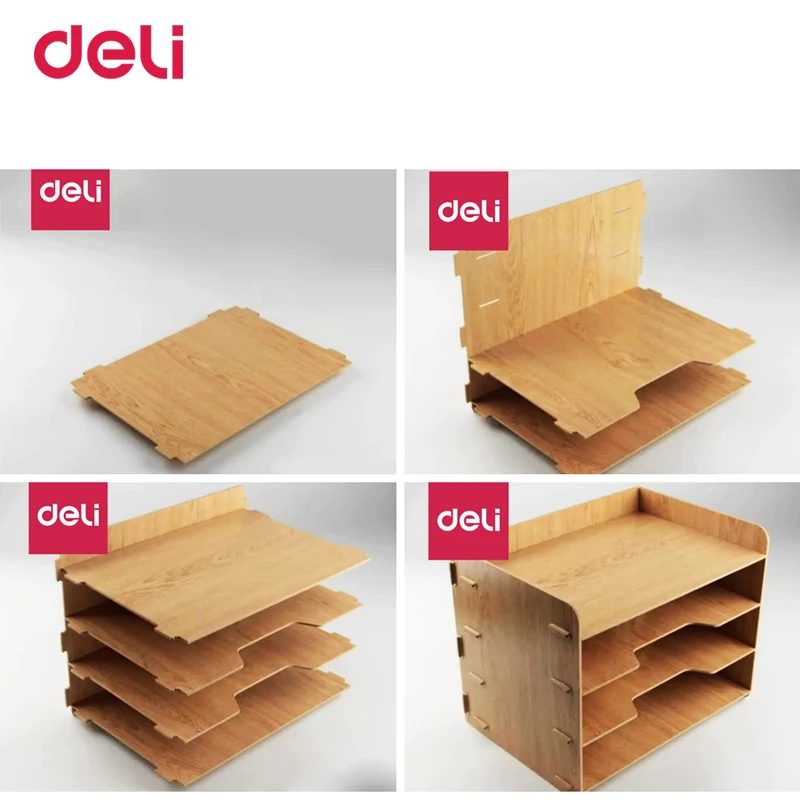 Deli 2018 креативный высококачественный деревянный Настольный поднос сделай сам из