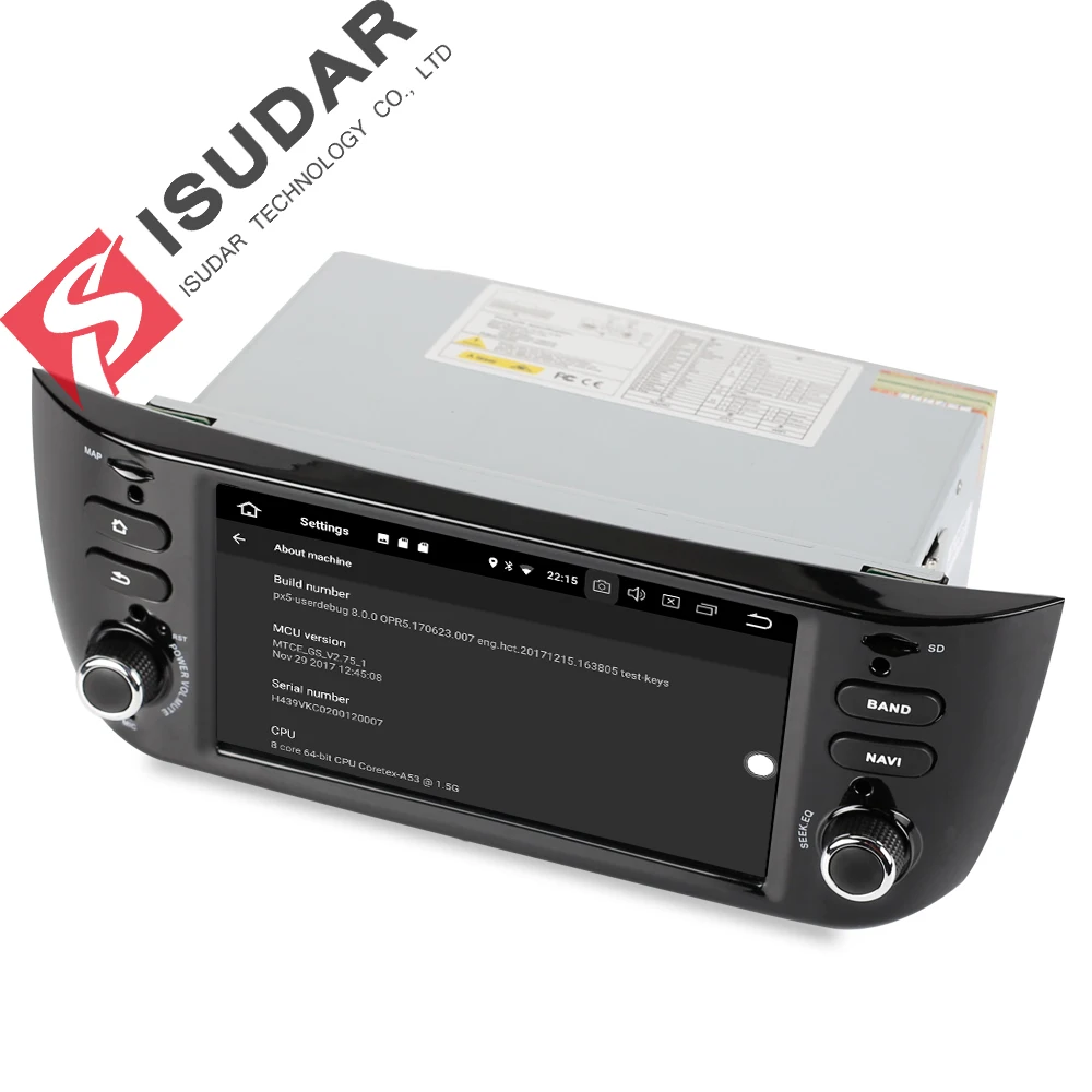 Isudar автомобильный мультимедийный плеер gps Android 8 0 1 Din стерео система автомобиля
