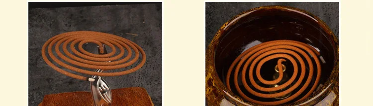 Натуральный спиральный ладан аромат для ароматерапии в помещении индийский буддист Благовония из сандалового дерева 48 шт./кор. 3 часов без Кадило