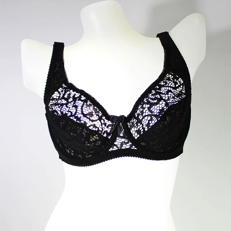 Buy Mesh Large Size Bras For Women E cup Unlined
