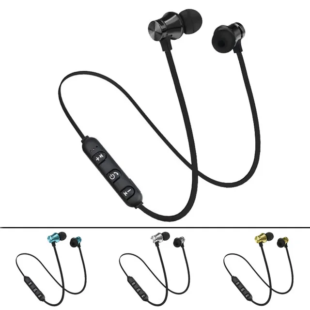 

XT-11 Sports Wireless Bluetooth Earphones Stereo Headset Magnetic Earpiece Waterproof Headphones With Mic for iPhone Android